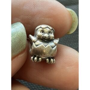 Pandora ALE 925 Sterling Silver Easter Chick Spring Chicken Hatching Charm